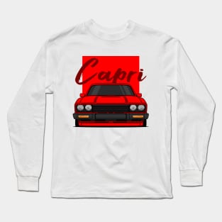 Front Red Capri MK3 Classic Long Sleeve T-Shirt